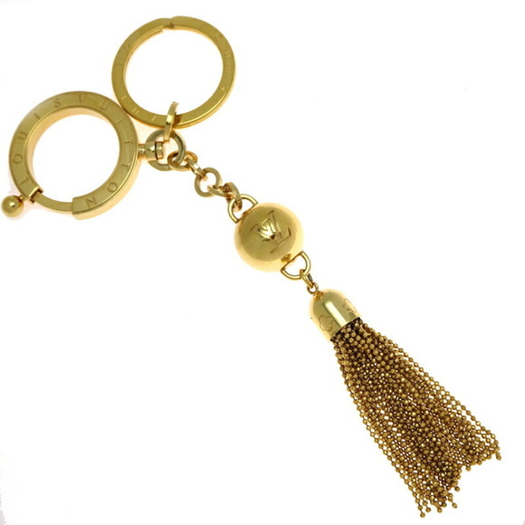 Louis Vuitton Porte-Clés Swing Men's Keychain M65997 GP Gold - Picture 1 of 6